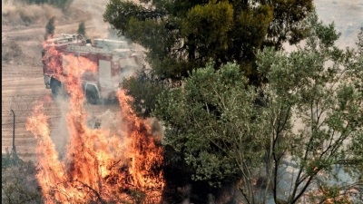 Πυρκαγιά στη Μεσσηνία -  Επί ποδός η Πυροσβεστική - Στην κατάσβεση και εναέρια μέσα